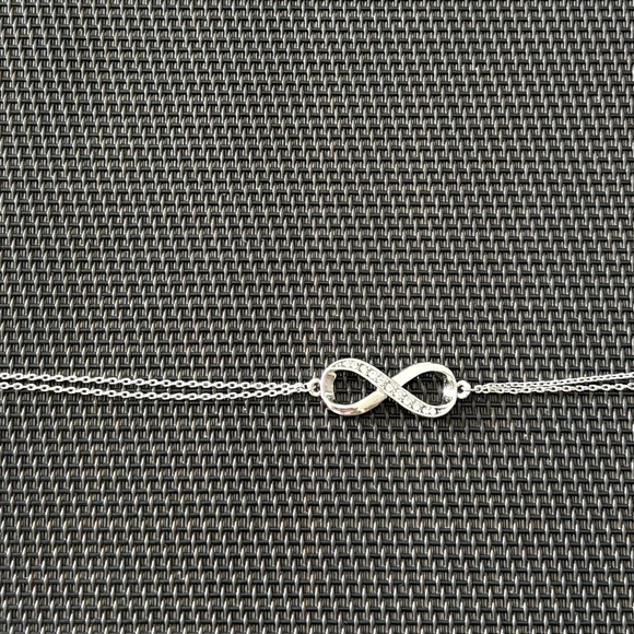 Silver Infinity Bracelet - Picture 3 of 4